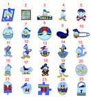 Donald Duck Individual Pin Walt Disney World Parks Trading Pins   Brand New