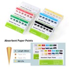 Dental Endodontic Root Canal Absorbent Paper Points 0 02 Taper 15 -40  Azdent