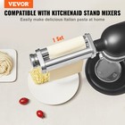 Vevor Pasta Attachment For Kitchenaid Stand Mixer Stainless Steel Sheet Roller