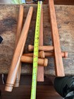 2 Wooden Tonfa  20    Solid Wood  Display Only Martial Arts Vg