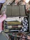 1 Vintage German Army G3 H k Rifle Cleaning Kit  4 Mag Pouches Used 