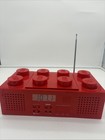 Lego Brick Portable Cd Player Am fm Radio Model Lg11002 Red 2010 Tested Working 