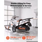 Uimoso Snowmobile Dolly Lift Stand With Adjustable Height And Large 20-in Wheels