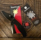 Spyderco Tenacious Lightweight Folding Knife Frn  3 375  Black  C122pbbk
