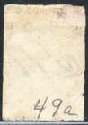 Colombia Scott 49a Vermilion F vf Used With Pen Cancel 4 Margins 1866