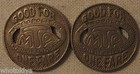 Vintage Los Angeles Metropolitan Transit Mta Tokens Lot Of 2 Whotoldya Lot 32913