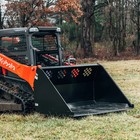 Titan Attachments 84  High Capacity Skid Steer Bucket  48 Cu Ft Struck Capacity