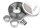 12 Pcs Cookie Biscuit Cutter Set Donut Hole Baking Round Ring Molds Cooking Cake