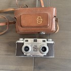 Vintage Revere Stereo 33 Camera With Leather Case