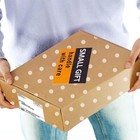 25 Pack Recyclable Corrugated Box Mailers  Kraft Cardboard Box White Polka Dot P
