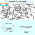 Key Rings Bulk Split Key Rings Keychain Rings And Crafts1 Inch25mm100 New