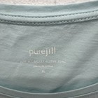 J  Jill Pure Jill Ballet Sleeve Tunic Size Xl Light Blue Shirt Long Line Blouse