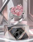 8 00 Ct Certified Heart Shape Pink Natural Diamond Engagement Ring Great Shine