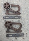 Antique Vintage Old Pocket Barn Sliding Single Door Roller Trolley Door Hangers