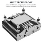 Thermalright Axp-90 X53 Low Profile Cpu Cooler 90mm Fan 4 Heat Pipes Am4 Lga115x