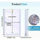 Lot Of Magnetic Trading Sports Card Holders 35pt One-touch Hard Uv Protection Us