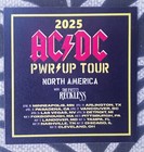 Ac dc Promo Magnet 2025 North America Pwr up Tour W dates Flexible Small Magnet 