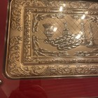 Wood And Silver Challah Bread Board Serving Tray Platter 925 Sterling Silver