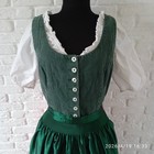 Trachten Deidra Dirndl Oktoberfest Dress Size 40 And White Blouse