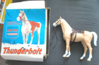 1960s Marx Johnny West Thunderbolt Horse W  Accessories W original Box -complete