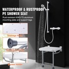 Wall Mounted Shower Seat 500lbs Folding Shower Bench Fold Down Handicapped Chair