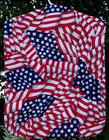 Clothes Pin Bag Flag American Patriotic Laundry Holder Handmade
