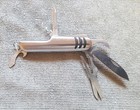 6 Function Multi Tool Pocketknife Keychain Silver Free Shipping
