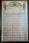 1864 Confederate  500 Bond - Csa Civil War Bond - Complete First Series