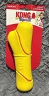 Kong Dog Tennis Squeezz 8 5     Fetch  Chew Toy-yellow Bone With Squeaker