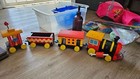 1962 Fisher Price Wooden Pull Train Vintage  chuggy Pop-up 