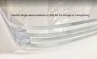 Clear Pvc H-style Flexible Living Hinge For 3 16   4 5mm  Or 1 8   3mm  Material