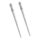 2 Pc 925 Sterling Silver Toothpick  Fruit Food Fork  Plain Design 3 9-4 Gram