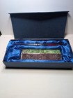 Art Glass Kaleidoscope Stained Glass Stand Boxed Colorful Glitter Tube Decor
