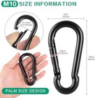 Spring Snap Hooks Heavy Duty Carabiner Clips Quick