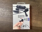 Boya Xpix Clip-on Mini Mic Microphone 3 5mm Lavalier Mic For Dslr Cameras  Phone