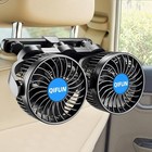  12v Car Fan  Portable Car Fan Cool Gadgets For Rear Cigarette Dual Fan - Back