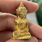        old Buddha Thai Amulets  Phra Ayutthaya Mixd Materials Color Gold                  