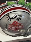Jeremiah Smith Signed 2024 Osu National Championship Mini Helmet Swau Coa