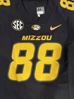 Game Worn Men s Nike White Missouri Mizzou Tigers Used Football Jersey Sz 44  88