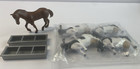 Livestock Farm Animals 4 Cows 1 Horse Plastic Figures