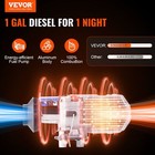 12v 5kw Diesel Air Heater W  Remote Control  10l Fuel Tank Diesel Parking Heater