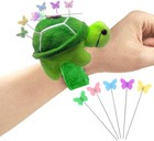 Cute Turtle Wrist Pin Cushion For Sewing With Magnetic  Snap Bracelet Wrist B   