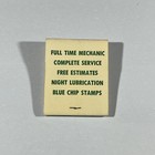Vintage 1960   s Unstruck Matchbook- Texaco Gas Station mechanic Norwalk  Ca