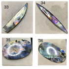 Natural Purple Labradorite Loose Gemstone Multi Labradorite Cabochon Size Ns-195