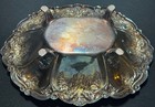 Vintage Four Footed Silver-plated Bon Bon Dish Wallace Silver St  Regis Pattern