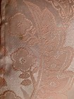 Vtg Classic Products Inc Damask Paisley Shower Curtain  Peach Usa Texture Fabric