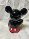 Disney Mickey Mouse Ceramic Bank Black Red Yellow Contemporary