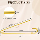 Heavy Duty Extra Large Gold Safety Pins - 10 Pcs For Clothes   Crafts