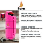 Burn Pepper Spray Women Self Defense   Personal Safety Police Grade 2 Pack Pink