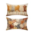  Fall Pillow Covers 12x20 Set Of 2 Autumn Leaves 20  X 12   pack Of 2 